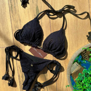 SANTORINI HANDMADE CROCHET COLLECTION NEGRO